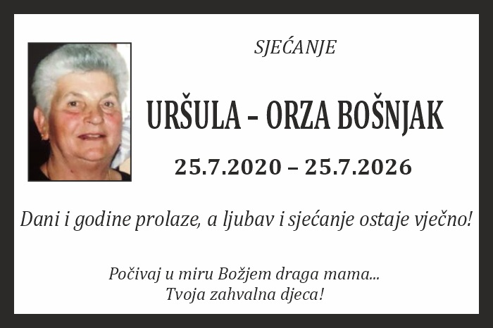 Uršula – Orza  Bošnjak