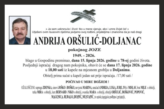 Andrija Oršulić –  Doljanac