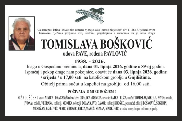 Tomislava  Bošković