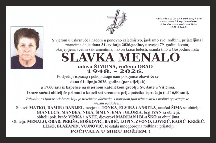 Slavka  Menalo