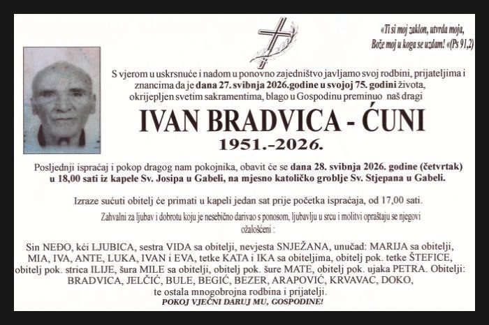 Ivan Bradvica –  Ćuni