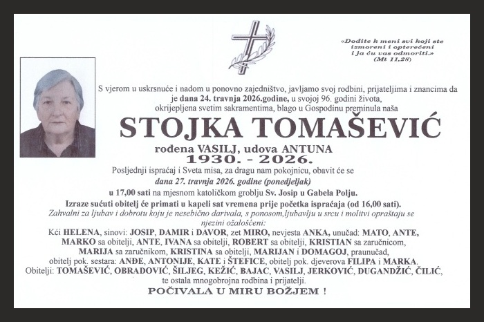Stojka  Tomašević