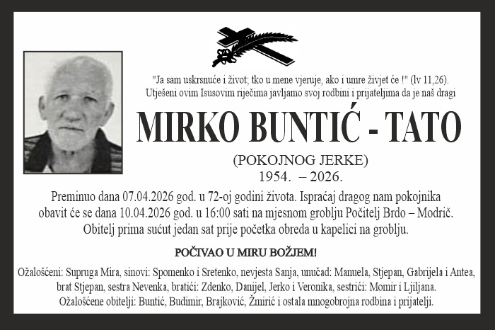 Mirko Buntić –  Tato