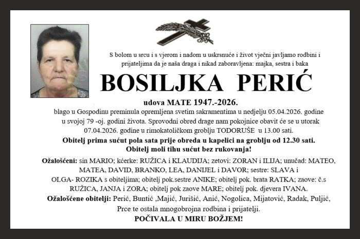Bosiljka  Perić