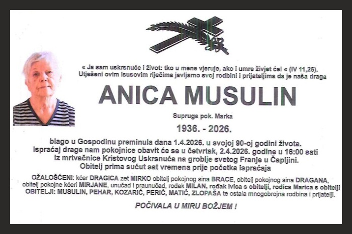 Anica  Musulin
