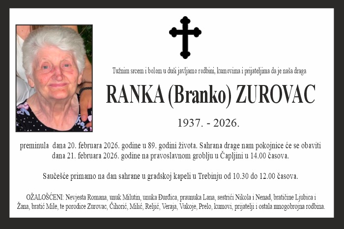 Ranka  Zurovac