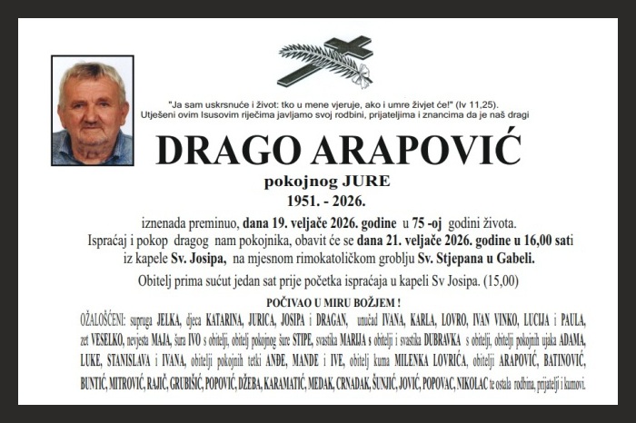 Drago  Arapović
