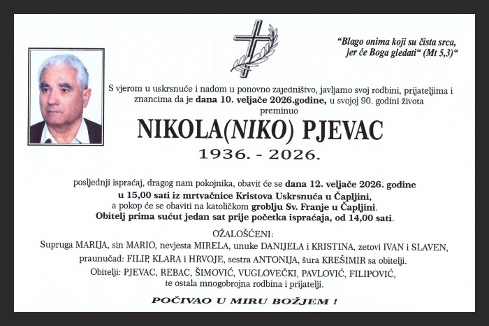 Nikola (Niko)  Pjevac