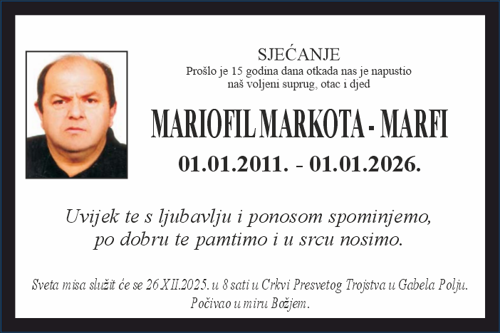 Mariofil Markota –  Marfi