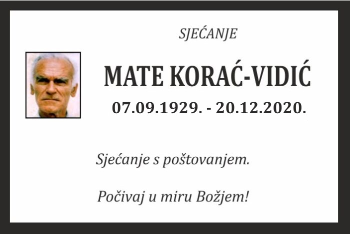 Mate Korać –  Vidić
