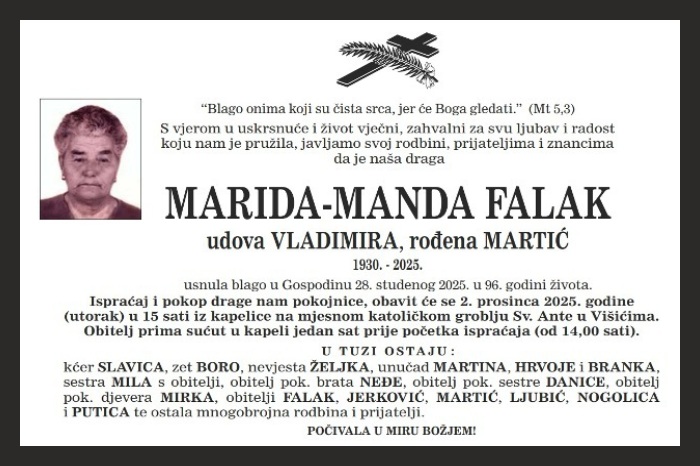 Marida – Manda  Falak