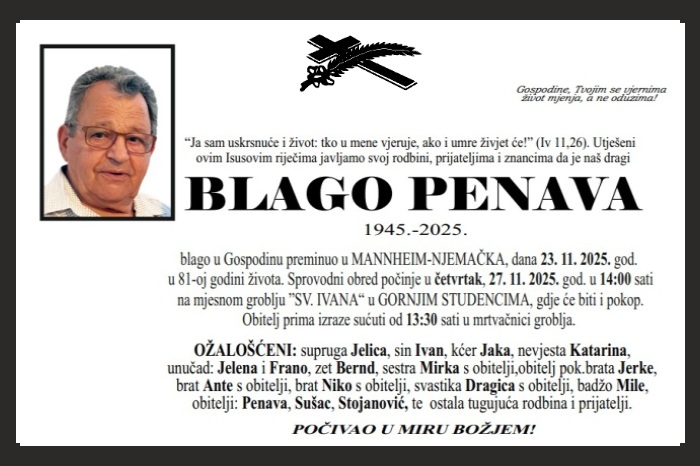 Blago  Penava