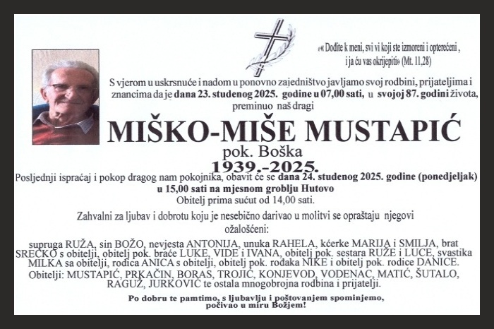 Miško – Miše  Mustapić