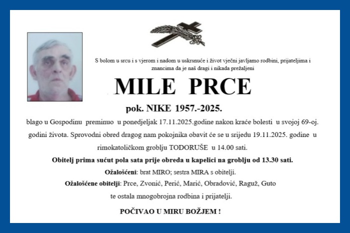 Mile  Prce