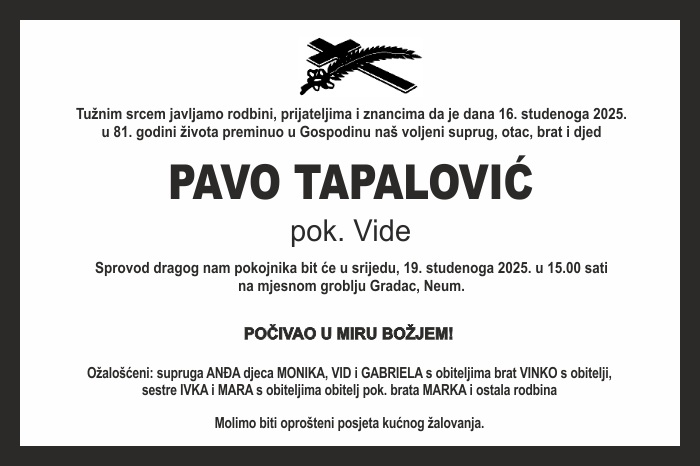 Pavo  Tapalović