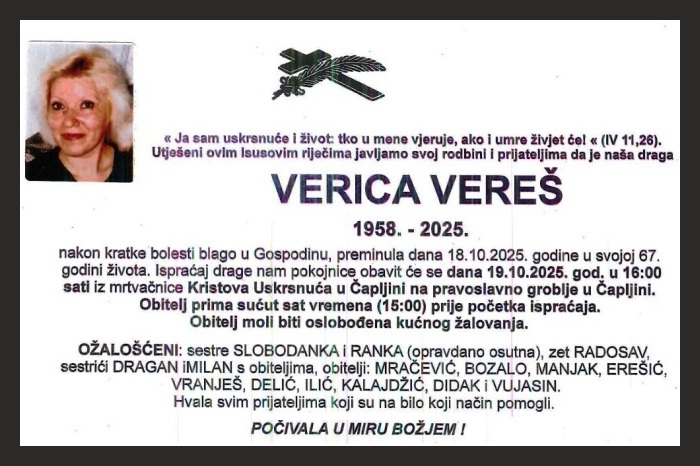 Verica  Vereš