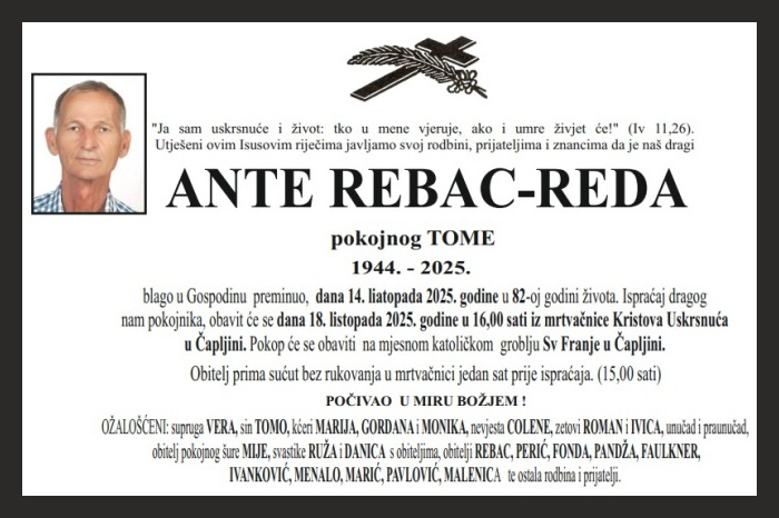 Ante Rebac –  Reda