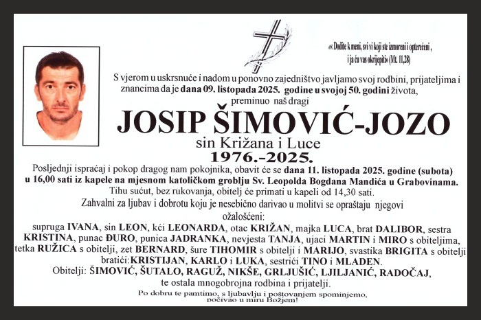 Josip Šimović –  Jozo