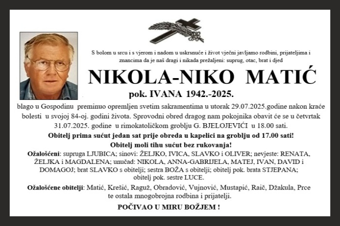 Nikola – Niko  Matić
