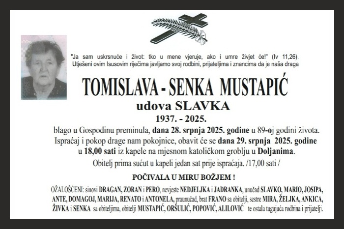 Tomislava – Senka  Mustapić