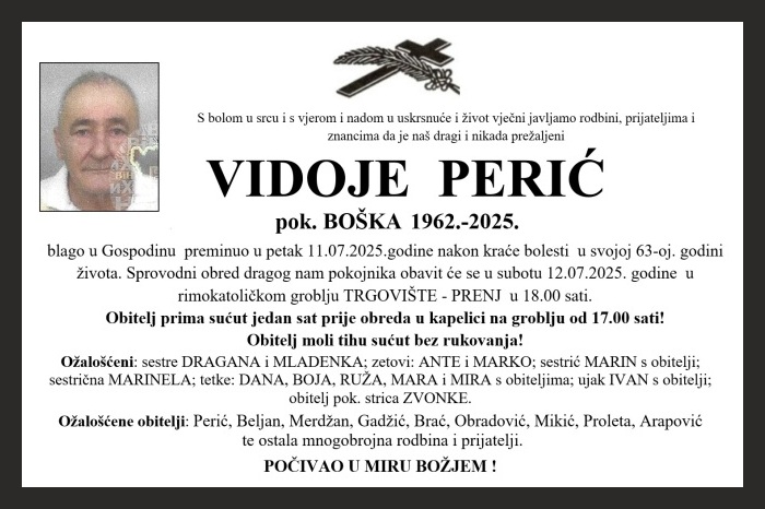 Vidoje  Perić