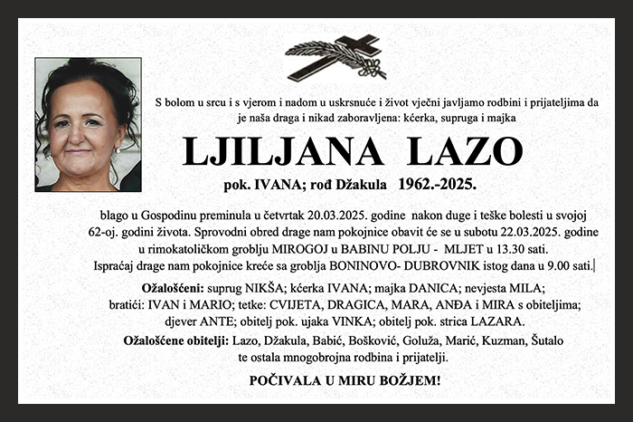 Ljiljana  Lazo