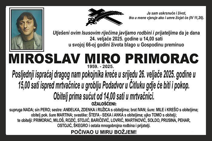 Miroslav Miro  Primorac