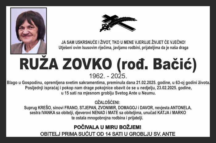 Ruža  Zovko