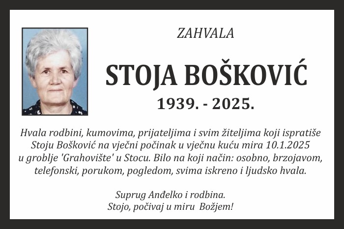 Stoja  Bošković