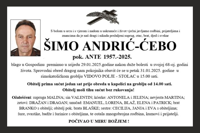 Šimo Andrić –  Ćebo