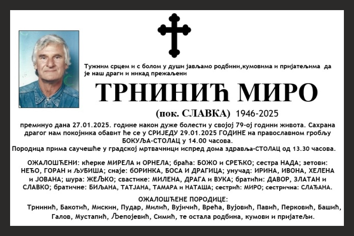 Трнинић  Миро