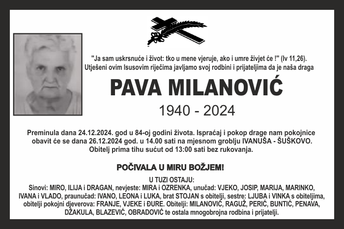 Pava  Milanović