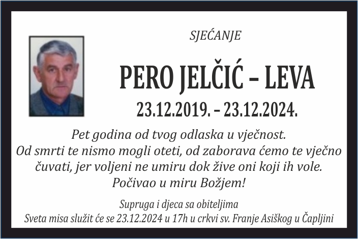 Pero Jelčić –  Leva