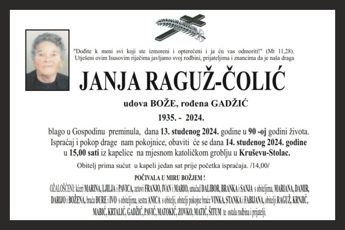Janja Raguž –  Čolić