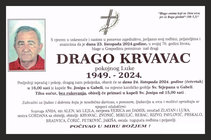 Drago  Krvavac
