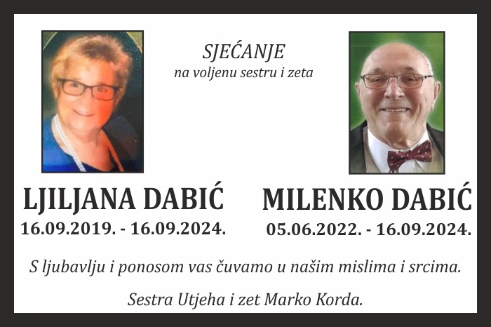 Ljiljana I Milenko  Dabić