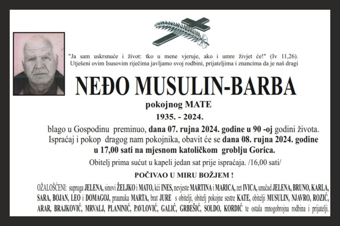 Neđo Musulin –  Barba