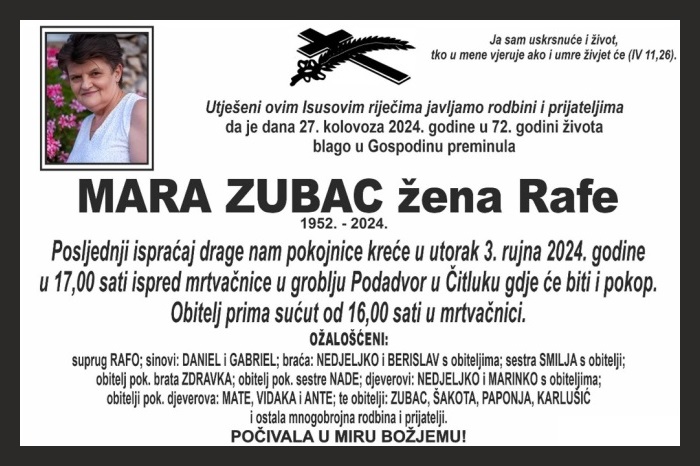 Mara  Zubac