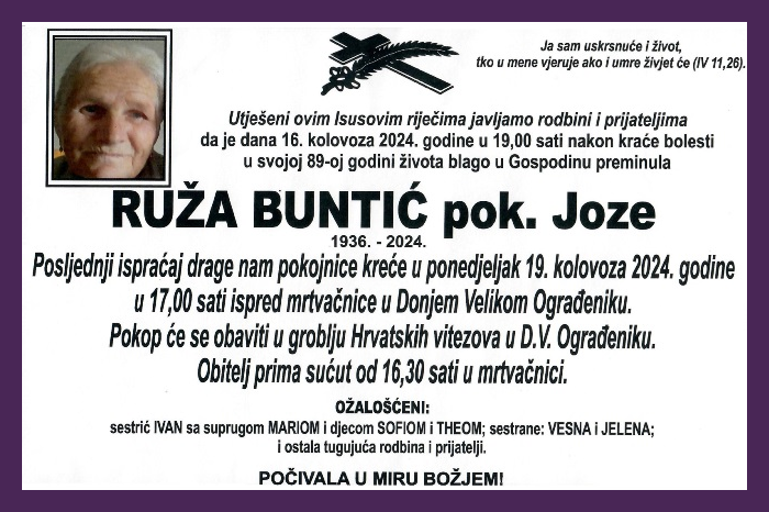 Ruža  Buntić