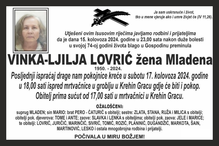 Vinka – Ljilja  Lovrić