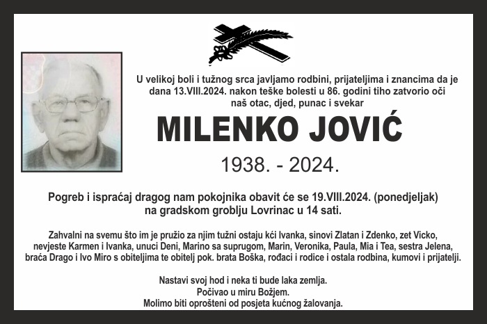 Milenko  Jović