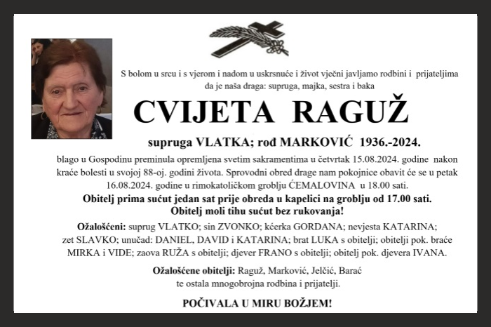 Cvijeta  Raguž