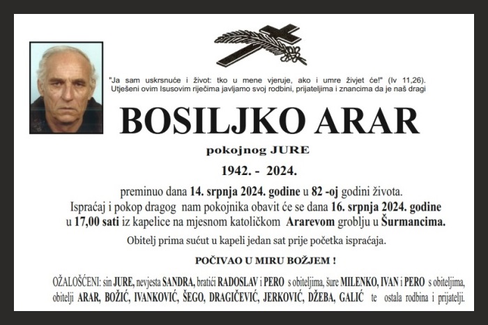 Bosiljko  Arar