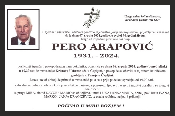 Pero  Arapović