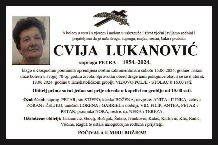 Cvija  Lukanović