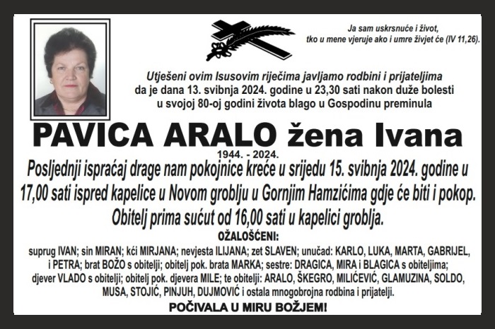 Pavica  Aralo