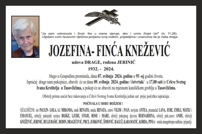 Jozefina – Finća  Knežević