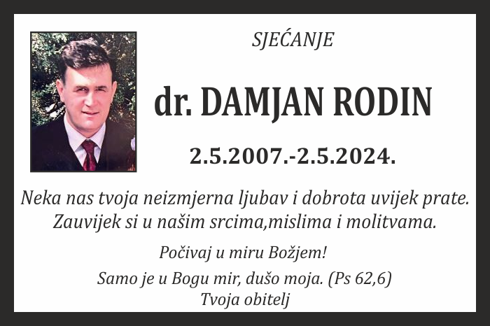 Dr. Damjan  Rodin
