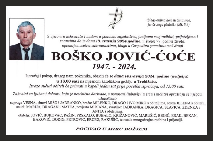 Boško Jović –  Ćoće