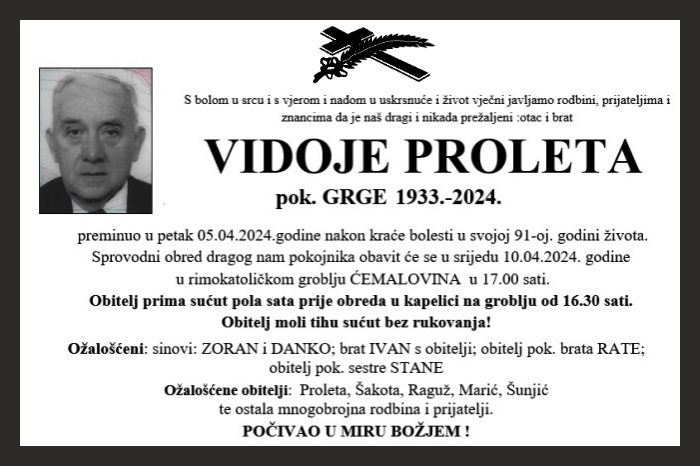 Vidoje  Proleta